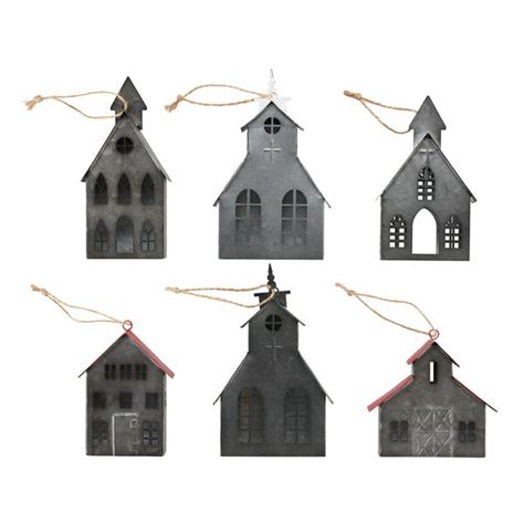 metal house christmas ornaments|Wizard House Metal Ornament, Magical Home Decor, Fantasy .